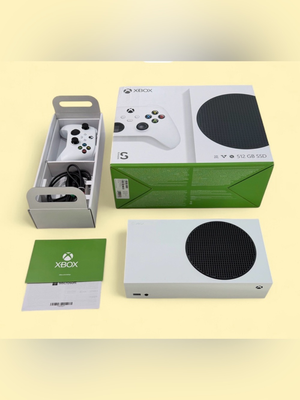 Xbox Series S 512GB White Console Open Box.